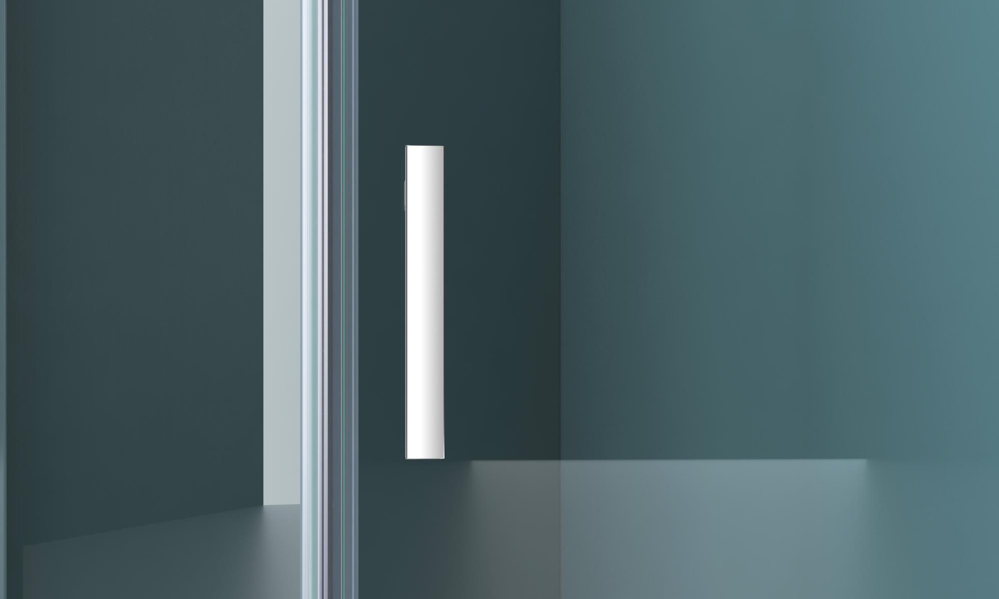 Душевой уголок BelBagno KRAFT-P-1-100-C-Cr-L - Gidratop.ru изображение