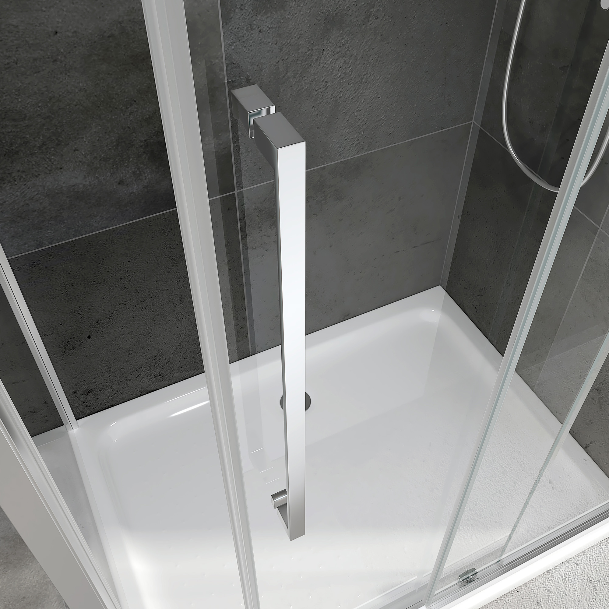 Душевой уголок ABBER Schwarzer Diamant AG30140H-S75-S75 - Gidratop.ru изображение