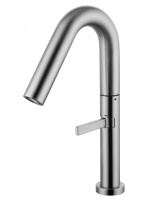 Смеситель для раковины высокий WONZON & WOGHAND, Брашированный никель (WW-6068-BS) - Gidratop.ru изображение