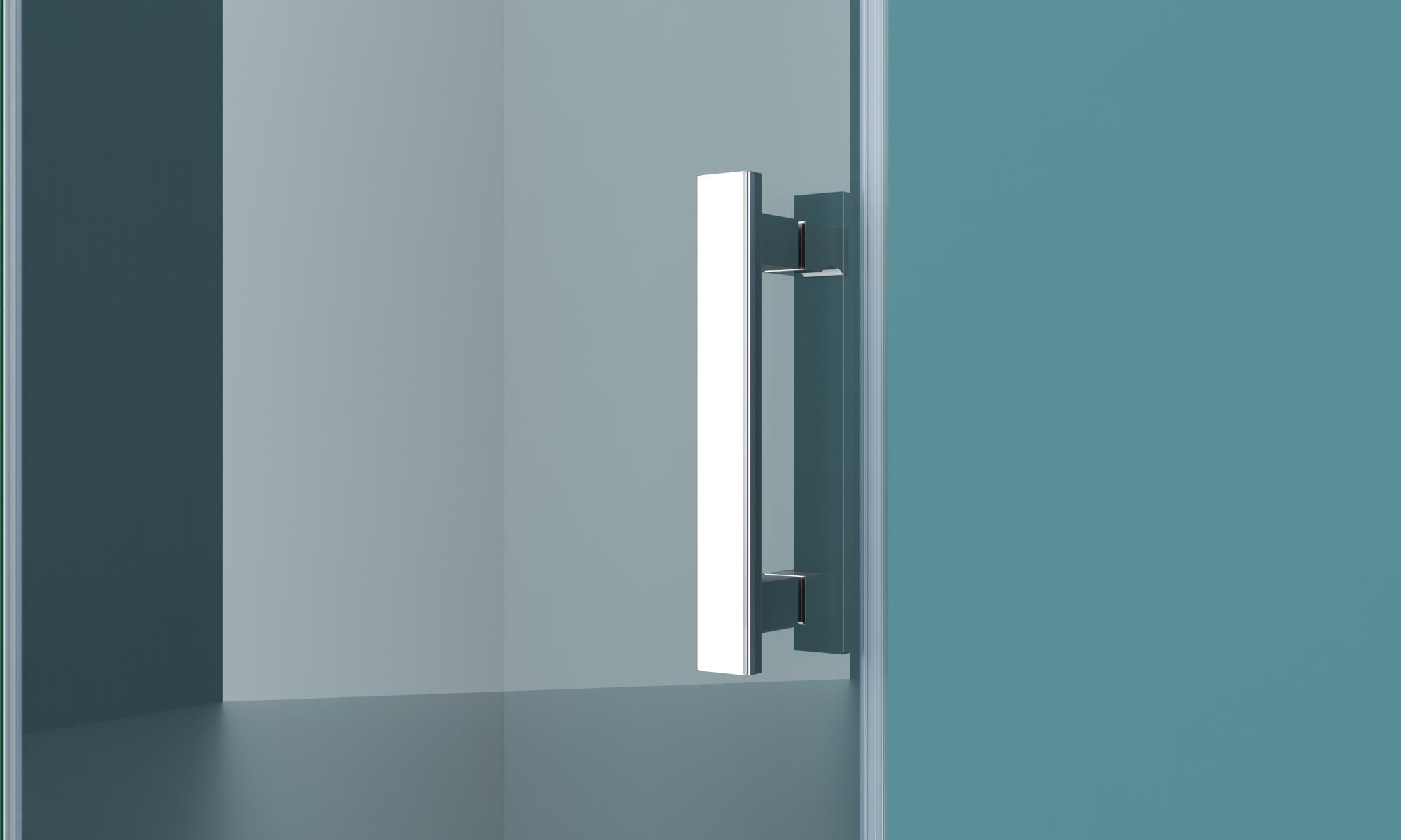 Душевая дверь BelBagno KRAFT-B-12-60/60-C-Cr-R - Gidratop.ru изображение