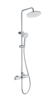 Душевая система с термостатом WONZON & WOGHAND Plate, Хром (WW-C3017-A-CR) - Gidratop.ru изображение
