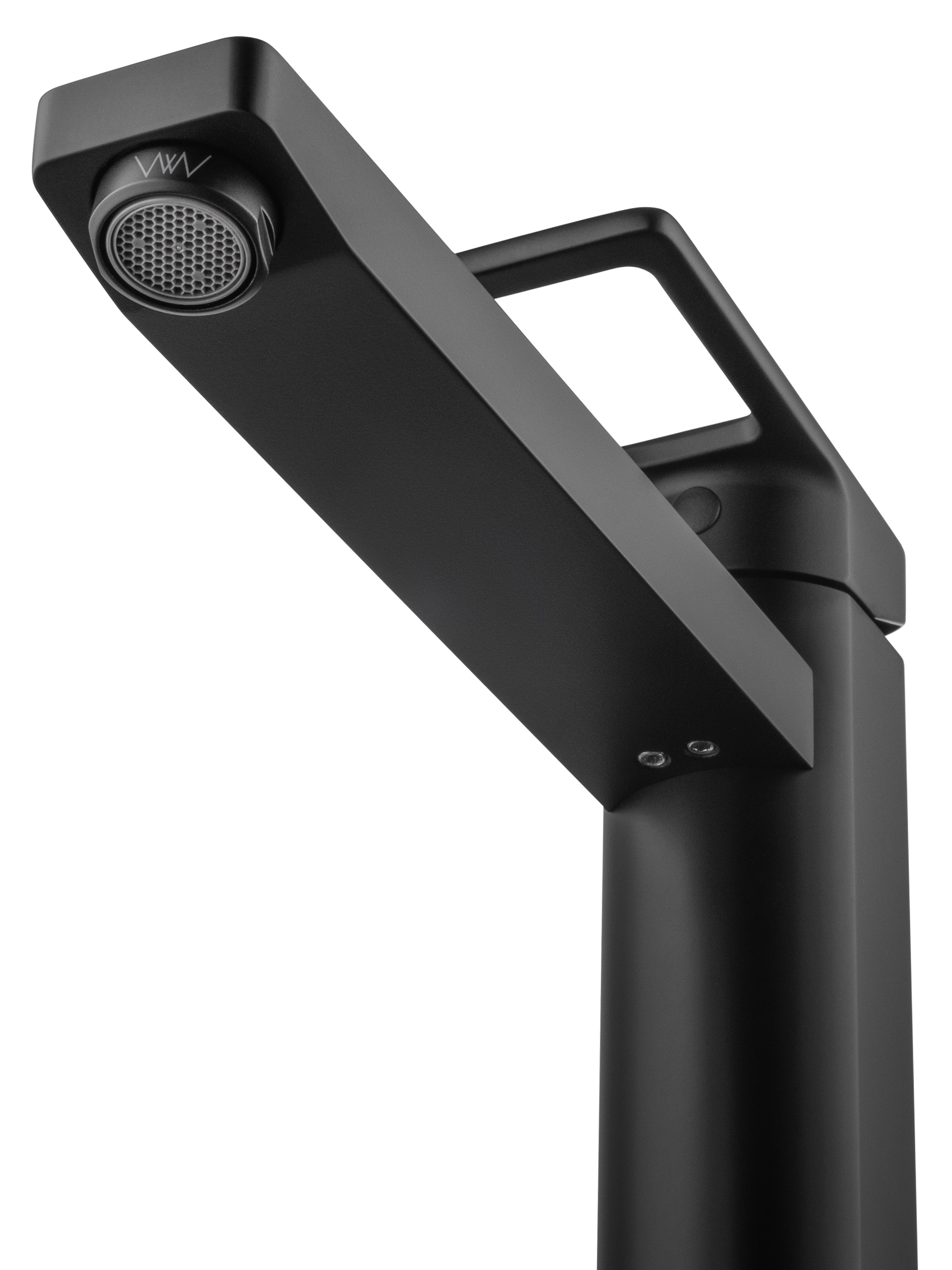 Смеситель для раковины высокий WONZON & WOGHAND FRAME, Черный матовый (WW-88239010-MB) - Gidratop.ru изображение