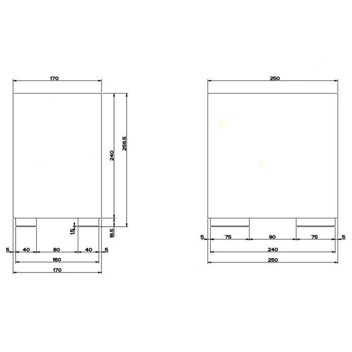 Gessi Rettangolo корзина для мусора, цвет: хром/черный - Gidratop.ru изображение
