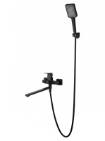 Смеситель для ванны WONZON & WOGHAND FLEX, Черный матовый (WW-639906-MB) - Gidratop.ru изображение