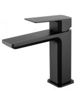 Смеситель для раковины WONZON & WOGHAND DIAMOND, Черный матовый (WW-88139011-MB) - Gidratop.ru изображение