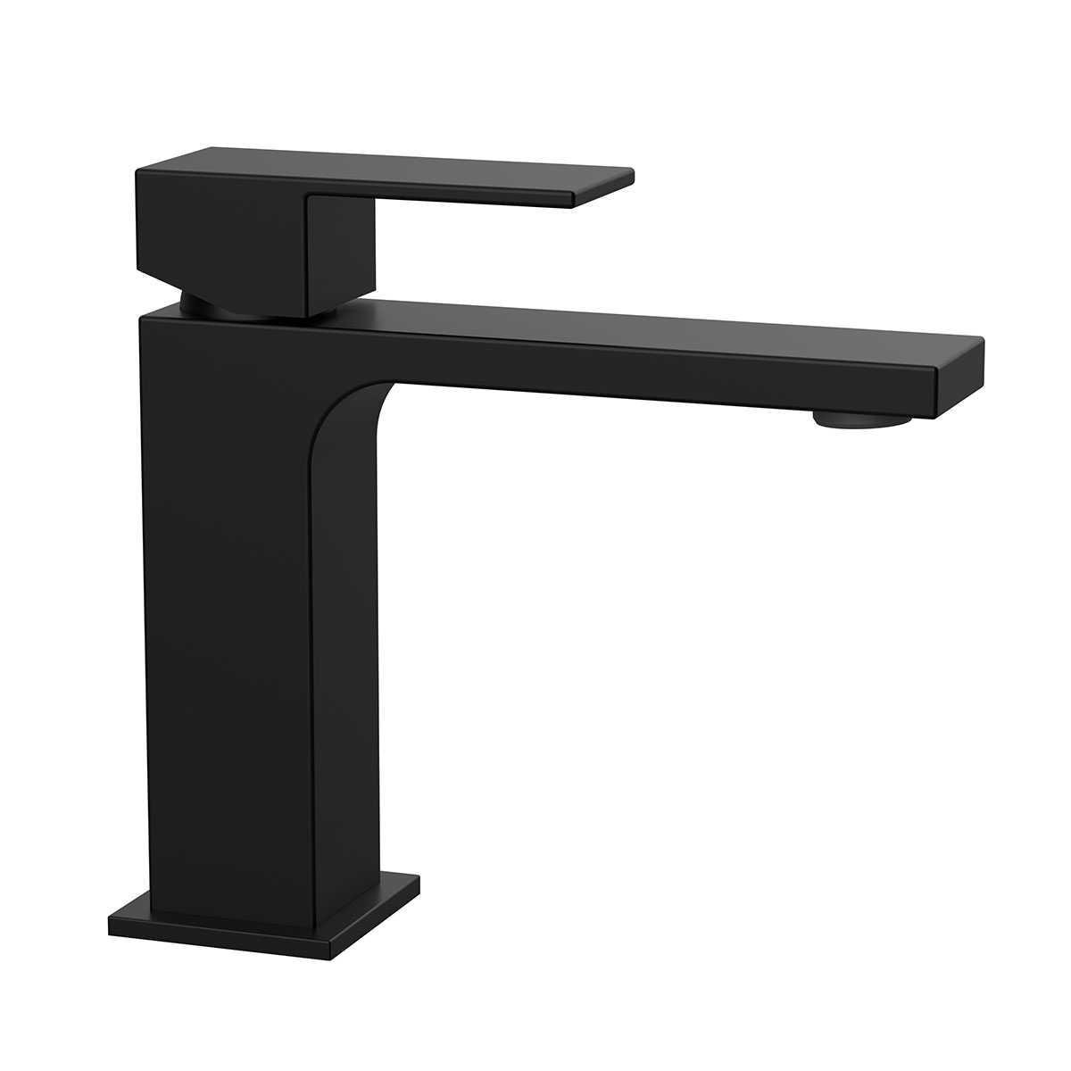 Смеситель для раковины Cube VBF-1C01MB однорычажный, черный - Gidratop.ru изображение