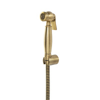 ATLANTIS-U-IFS-02 Душ гигиенический с гибким шлангом 120 см и держателем, бронза - Gidratop.ru изображение
