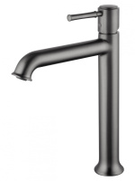 Смеситель для раковины высокий WONZON & WOGHAND TOR, Темный графит (WW-88019073-BGM)