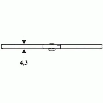 Решетка душевого канала Geberit CleanLine 154.450.KS.1 20, 30-90 cм, нержавеющая сталь полированная/нержавеющая сталь матовая - Gidratop.ru изображение