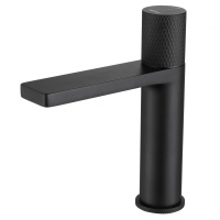 Смеситель ABBER Rund AF8710B для раковины, черный матовый - Gidratop.ru изображение