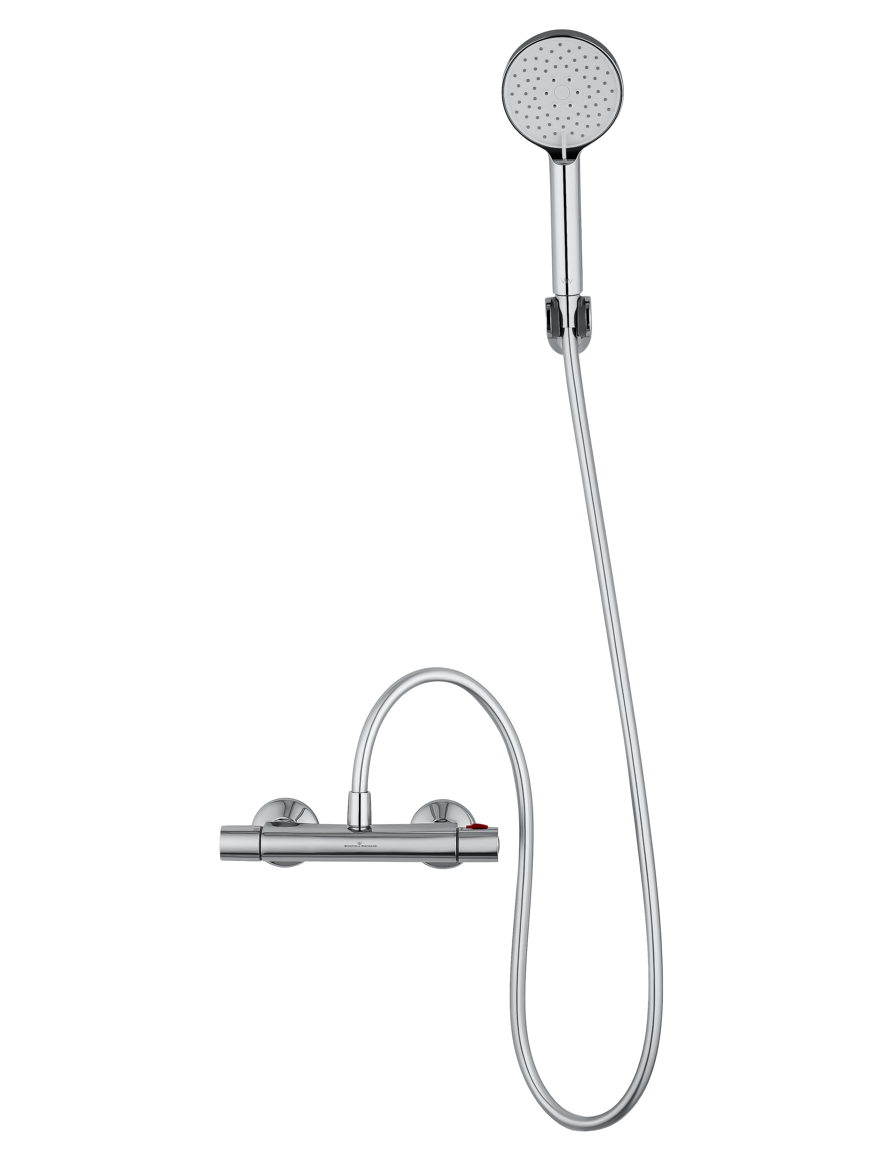 Смеситель для душа с термостатом WONZON & WOGHAND INN 5, Хром (WW-B1005-A-CR) - Gidratop.ru изображение