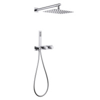 Душевая система ABBER Rund AF8718 скрытого монтажа без излива, хром - Gidratop.ru изображение