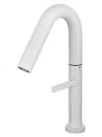 Смеситель для раковины высокий WONZON & WOGHAND, Белый матовый (WW-6068-MW) - Gidratop.ru изображение