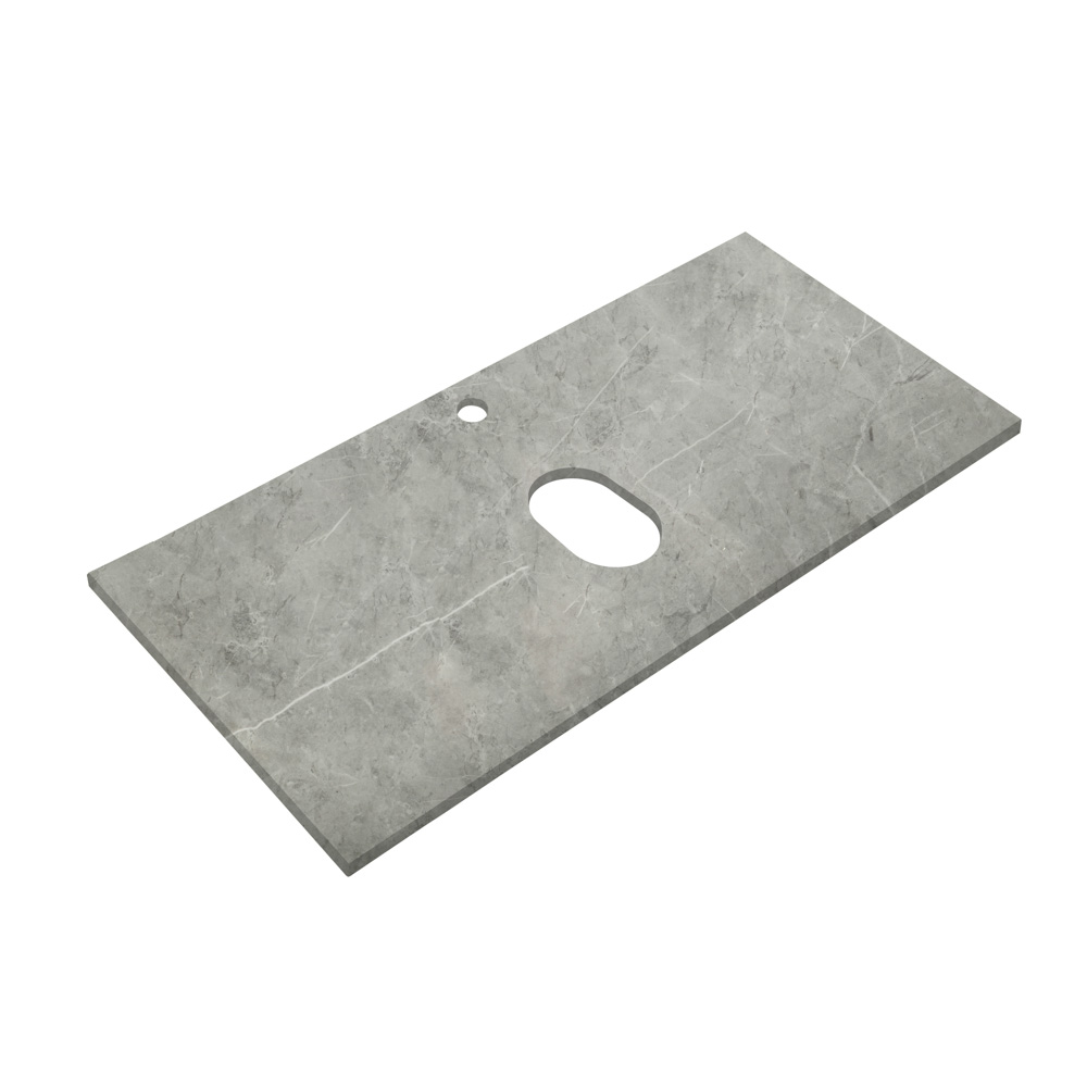Столешница из керамогранита 900x460 KEP-90-MGL Marmo Grigio Lucido - Gidratop.ru изображение