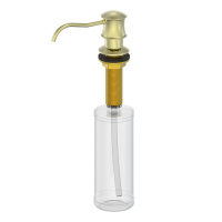 Дозатор мыла WONZON & WOGHAND, Брашированное золото (WW-88SD03-BG) - Gidratop.ru изображение