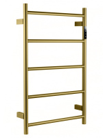 Полотенцесушитель электрический WONZON & WOGHAND BONN, Брашированное золото (WW-AL405-BG) - Gidratop.ru изображение