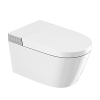 Электронный унитаз-биде ABBER Bequem AC1120S подвесной белый - Gidratop.ru изображение