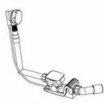 Слив-перелив Kaldewei мод. KA 4060 6877.7204.0001 для Asymmetric Duo с эмалированными крышками слива и перелива - Gidratop.ru изображение