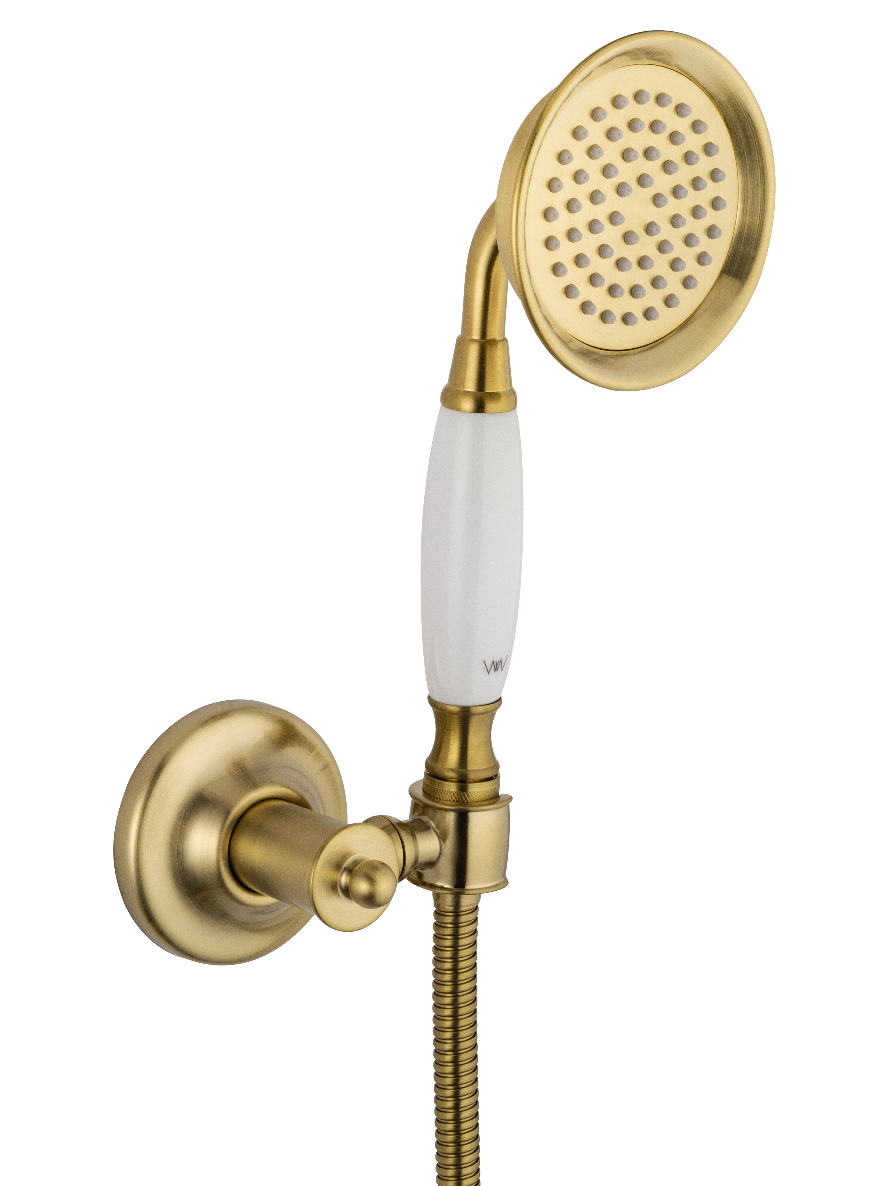 Смеситель для ванны с душем WONZON & WOGHAND STEAM, Брашированное золото (WW-88639008-BG) - Gidratop.ru изображение