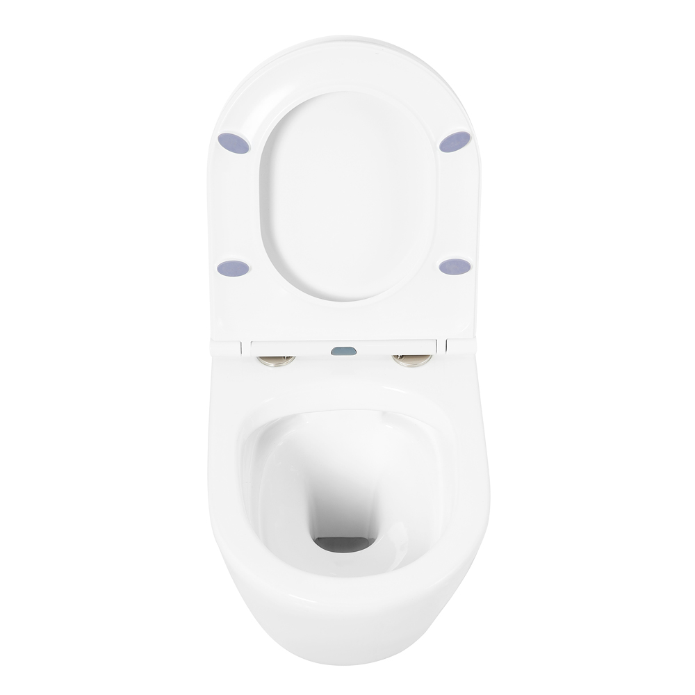 Комплект 3 в 1 Унитаз подвесной с сиденьем BelBagno TRE BB8001CHR/SC + Система инсталляции для унитазов BelBagno BB002-80  с кнопкой смыва BB005-PR-CH - Gidratop.ru изображение