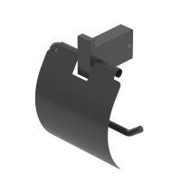 SLIDER-PH-NOP Держатель для туалетной бумаги, исполнение черный матовый - Gidratop.ru изображение