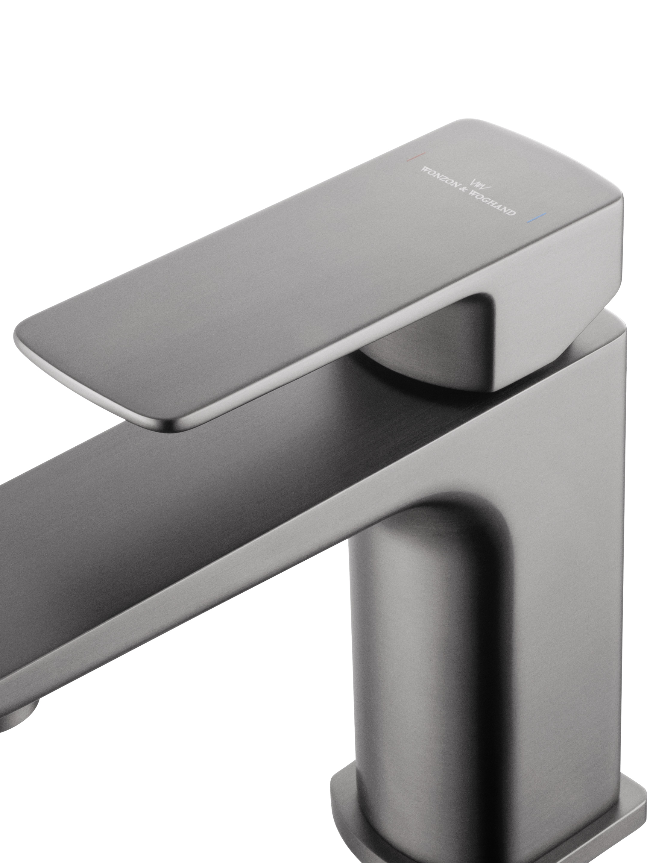 Смеситель для раковины WONZON & WOGHAND EDGE, Темный графит (WW-88139003-BGM) - Gidratop.ru изображение