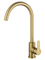 Смеситель для кухни WONZON & WOGHAND, Брашированное золото (WW-AE4554-BG) - Gidratop.ru изображение