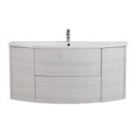 EDEN База под раковину с двумя выдвижными ящиками и двумя распашными створками, 54418 Frassino bianco, 121x51 - Gidratop.ru изображение