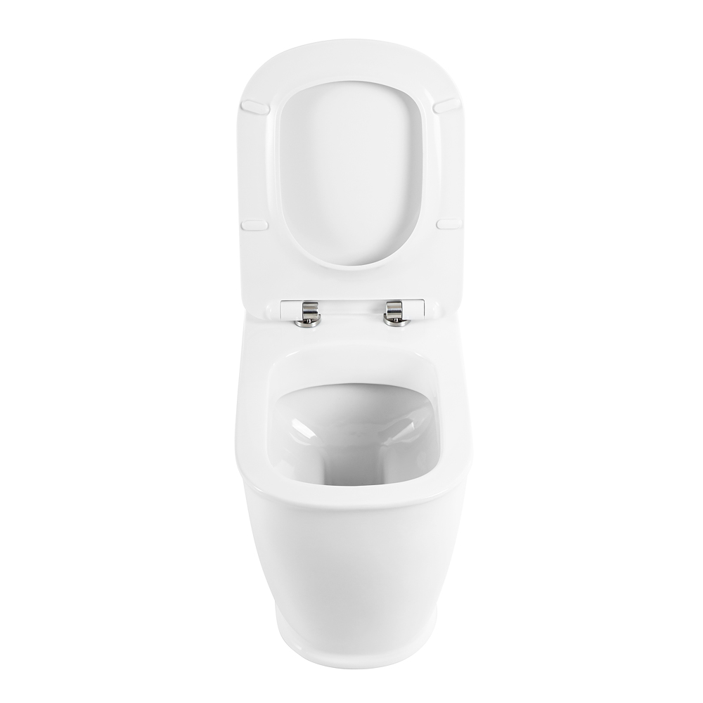 Унитаз приставной безободковый BelBagno PRADO BB10150CB/BB10150SC - Gidratop.ru изображение