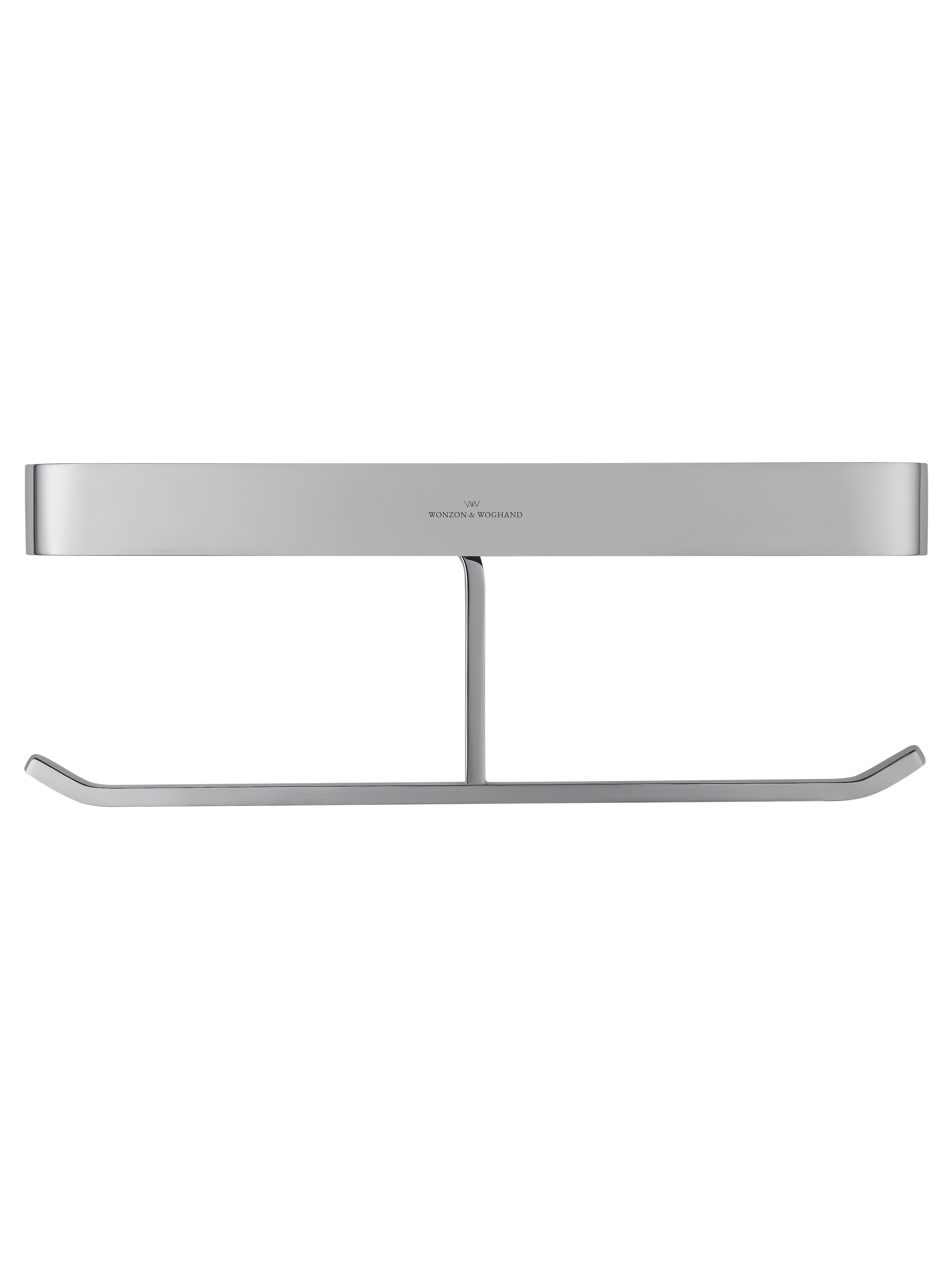 Двойной держатель для туалетной бумаги с полкой WONZON & WOGHAND LOTTE, Хром (WW-8356A) - Gidratop.ru изображение