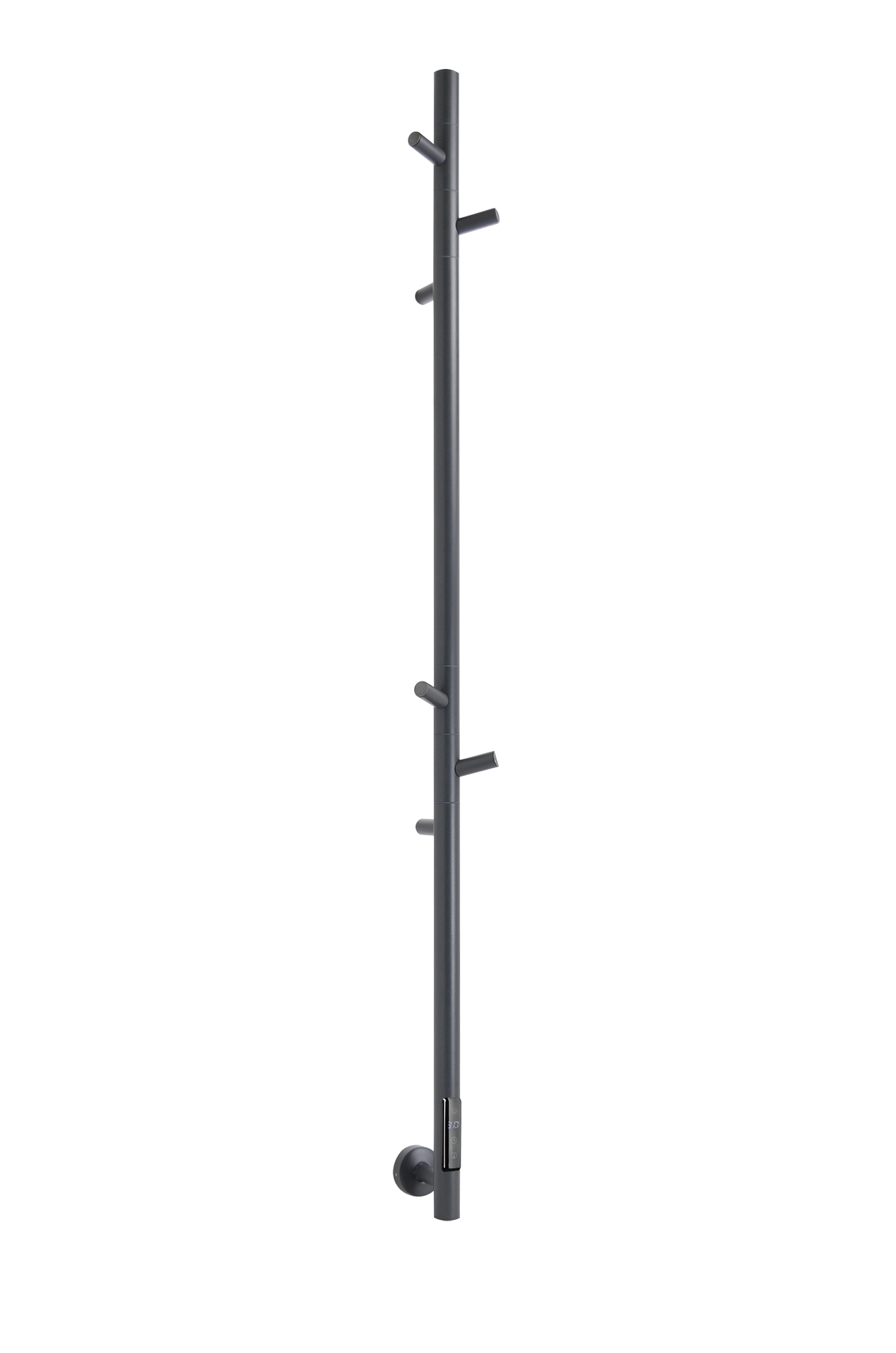 Полотенцесушитель электрический Vincea VTD-1DGE 15х140, графит, таймер - Gidratop.ru изображение