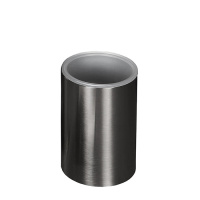 Colombo Plus Стакан металлический, настольный, цвет: PVD графит матовый - Gidratop.ru изображение