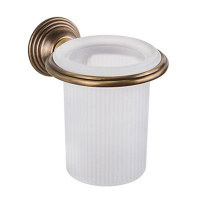 Colombo Hermitag Стакан подвесной, цвет: античная бронза/матовое стекло - Gidratop.ru изображение