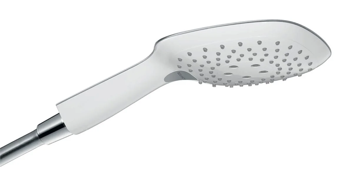 Ручной душ Hansgrohe Select E 150 3jet 26550400 белый/хром - Gidratop.ru изображение