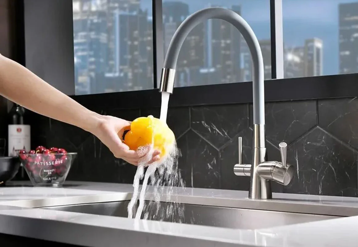 Смеситель Lemark Comfort LM3075BN для кухонной мойки, с подключением к фильтру питьевой воды, никель - Gidratop.ru изображение