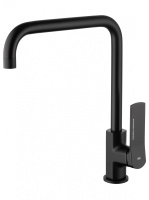 Смеситель для кухни WONZON & WOGHAND, Черный матовый (WW-L1006-MB) - Gidratop.ru изображение