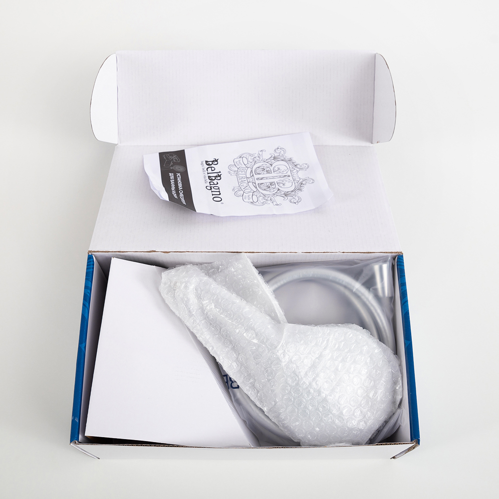 UNIQUE Смеситель для ванны и душа в комплекте с ручным душем, шлангом и держателем, хром UNIQUE-VASM-CRM - Gidratop.ru изображение