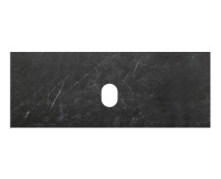 Столешница из керамогранита без отверстия под смеситель 1204x462 KEP-120-MNO-W0 Marmo Nero Opaco - Gidratop.ru изображение