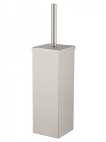 Туалетный ершик в комплекте WONZON & WOGHAND POLO, Брашированный никель (WW-8929-BN) - Gidratop.ru изображение