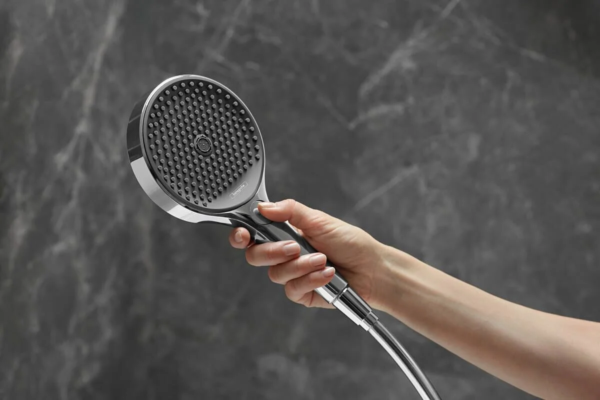 Ручной душ Hansgrohe Rainfinity 130 3jet 26864000, 3 режима, хром - Gidratop.ru изображение
