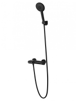 Смеситель для душа с встроенным изливом WONZON & WOGHAND MUSE Corno, Черный матовый (WW-A30902-MB) - Gidratop.ru изображение