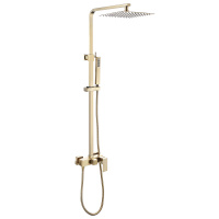 Душевая стойка ABBER Daheim AF8220G без излива, золото матовое - Gidratop.ru изображение