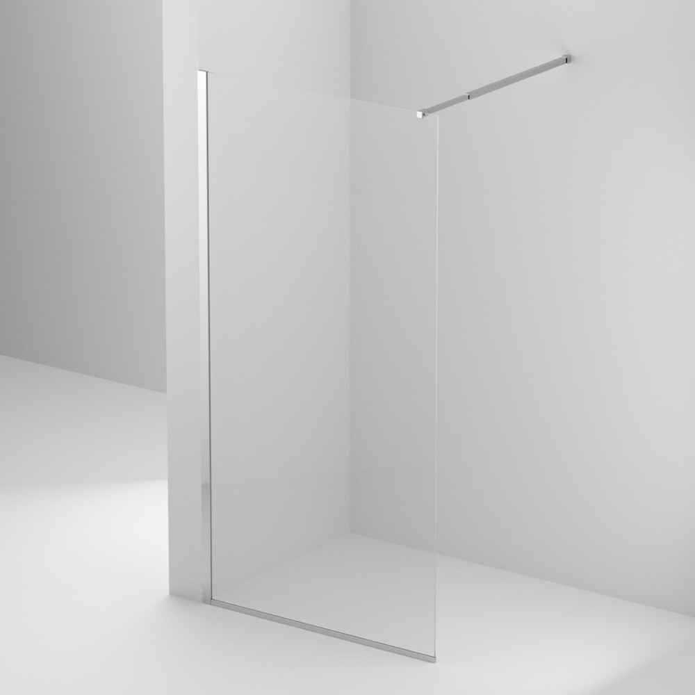 Душевая перегородка BelBagno KRAFT-L-1-80-C-Cr - Gidratop.ru изображение