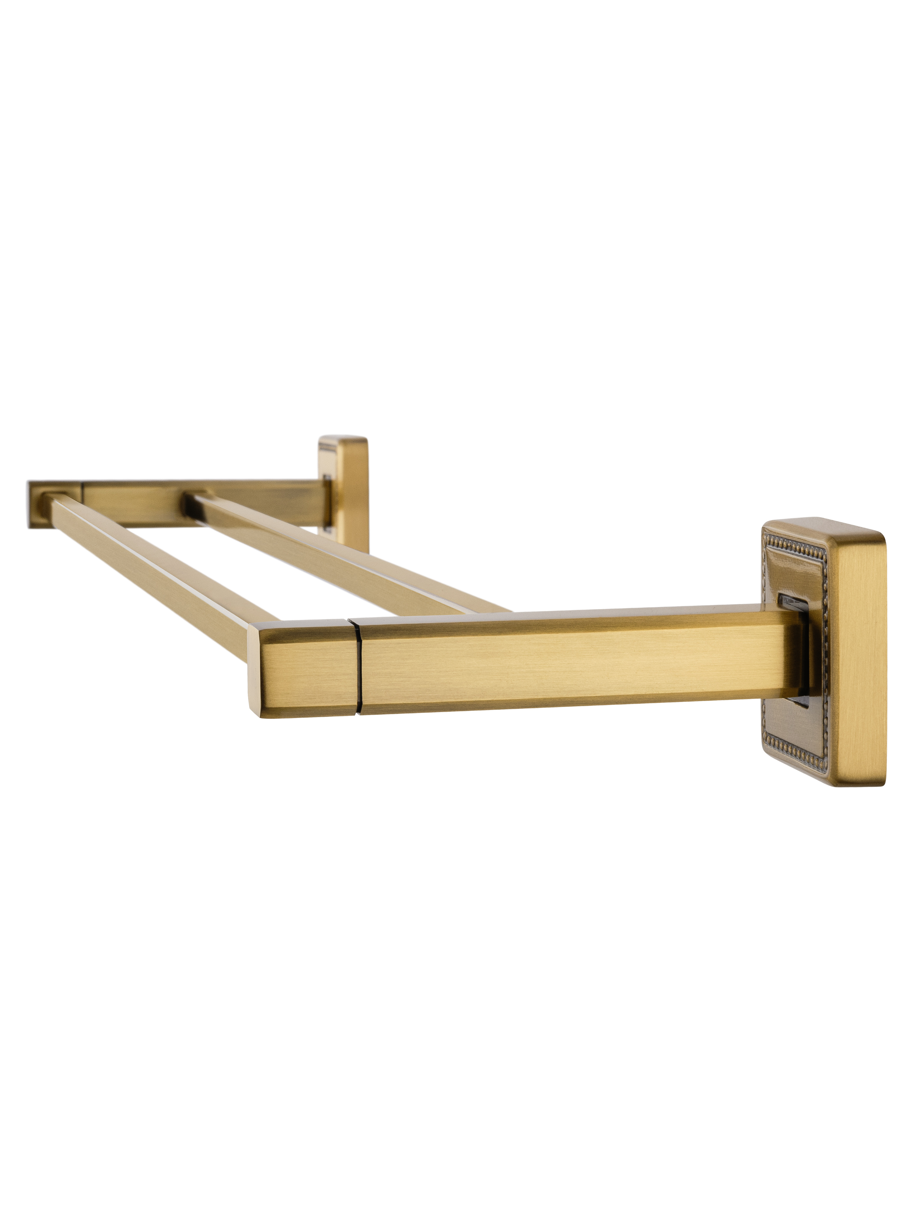 Полотенцедержатель двойной WONZON & WOGHAND ROMA, Бронза (WW-7211) - Gidratop.ru изображение