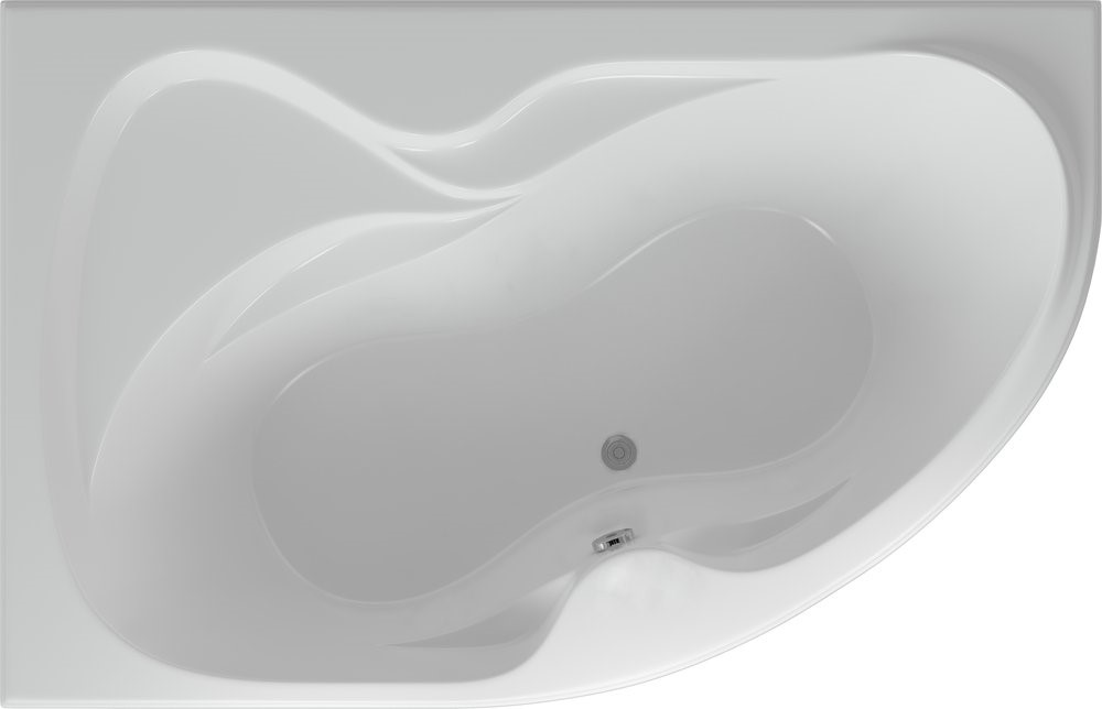 Акриловая ванна Aquatek Вега VEG170-0000066 170x105 левая, с фронтальным экраном (вклеенный каркас)