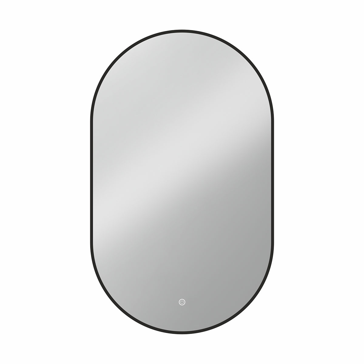 Зеркало LED VLM-3AU100B 600х1000 c сенсорным выключателем и диммером - Gidratop.ru изображение