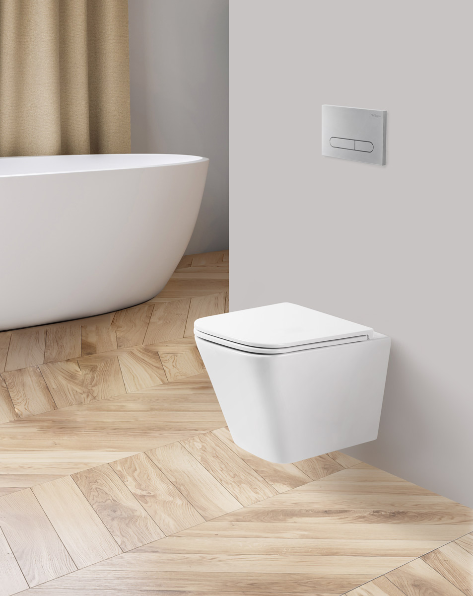Унитаз подвесной безободковый BelBagno ARDENTE-R BB520CHR/BB2322SC - Gidratop.ru изображение