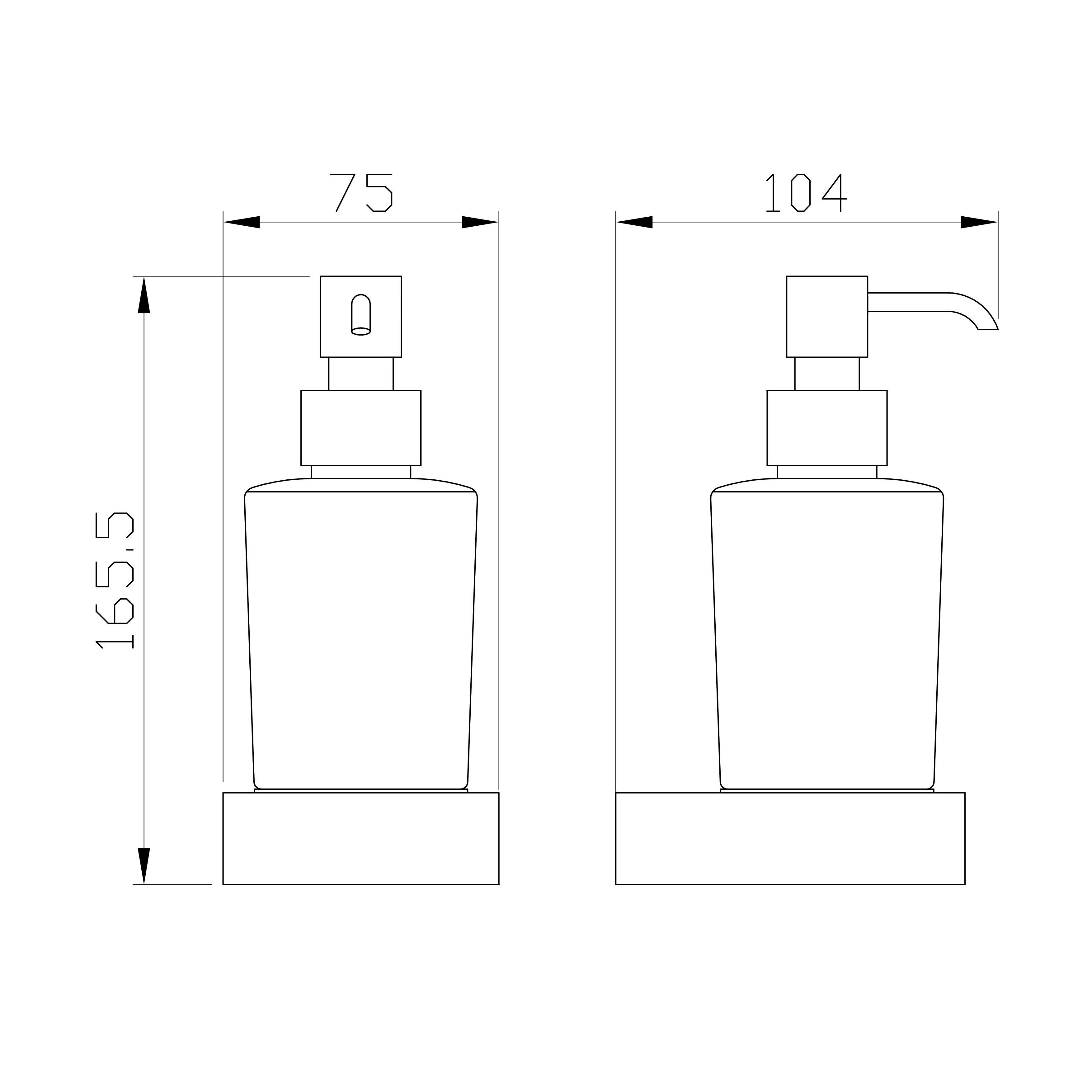 Дозатор мыла WONZON & WOGHAND, Хром (WW-9533) - Gidratop.ru изображение