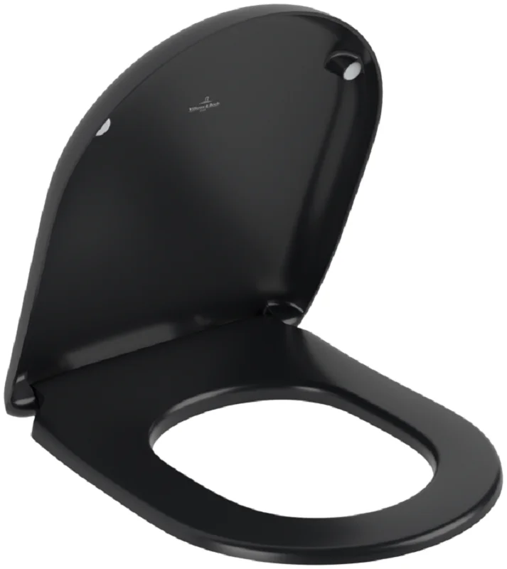 Крышка-сиденье Villeroy&Boch Antao 8M67S1R7, с функцией SoftClose и QuickRelease, Pure Black - Gidratop.ru изображение