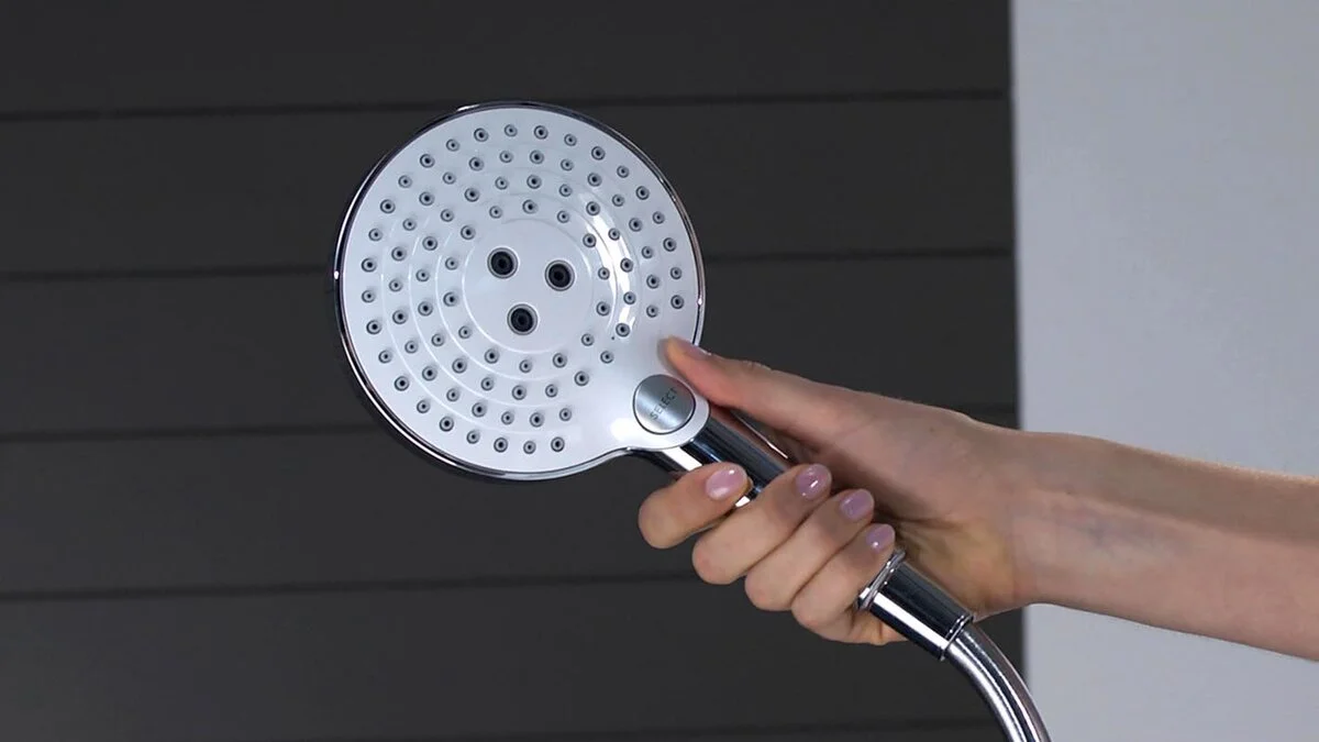 Ручной душ Hansgrohe Raindance Select E120 3jet 26530400, 3 режима, белый/хром - Gidratop.ru изображение